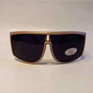 (NWT) Vintage 90's Wrap Around Sun Shield Sport Sunglasses (M.Gray)